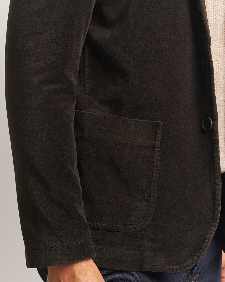 Mies | Pikkutakit | Aspesi | Soft Velvet Blazer Dark Brown