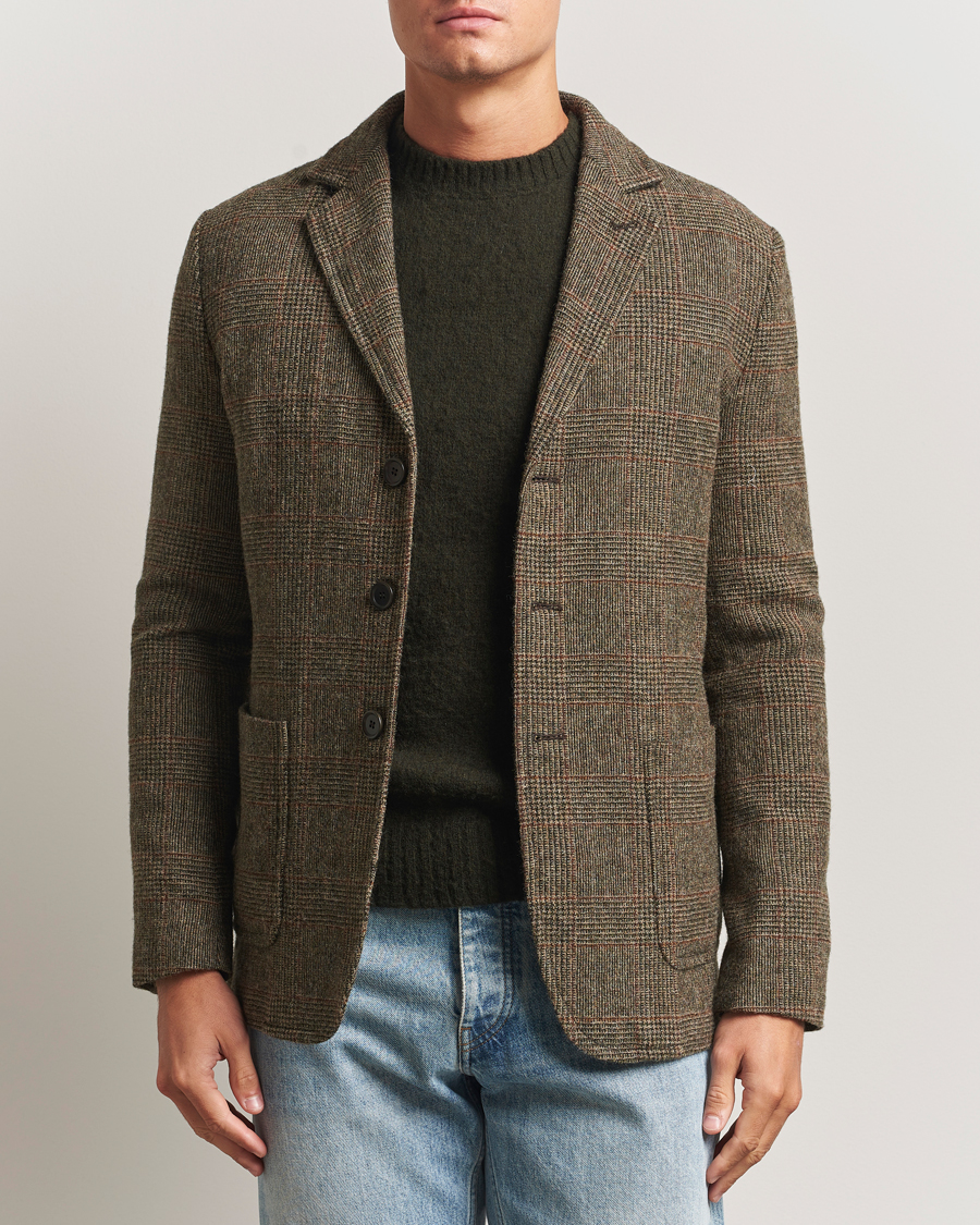 Mies | Pikkutakit | Aspesi | Harris Tweed Blazer Brown Check