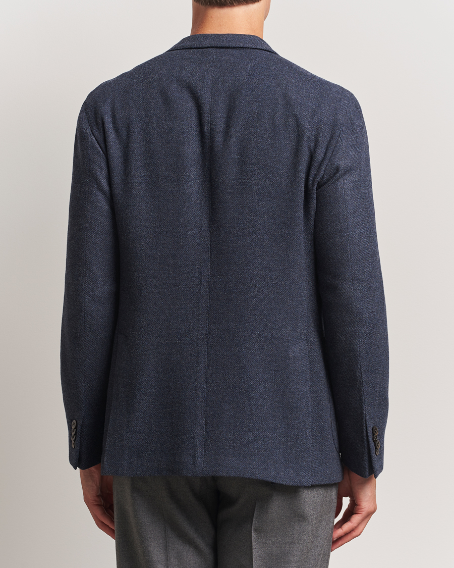 Mies | Pikkutakit | Boglioli | K Jacket Cashmere/Wool Twill Blazer Dark Blue
