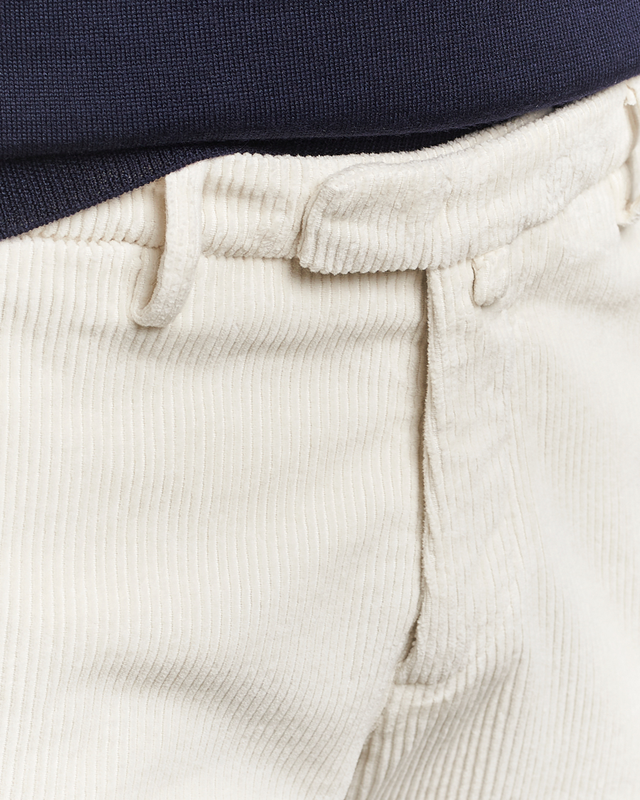 Mies | Housut | Briglia 1949 | Slim Fit Corduroy Trousers Off White