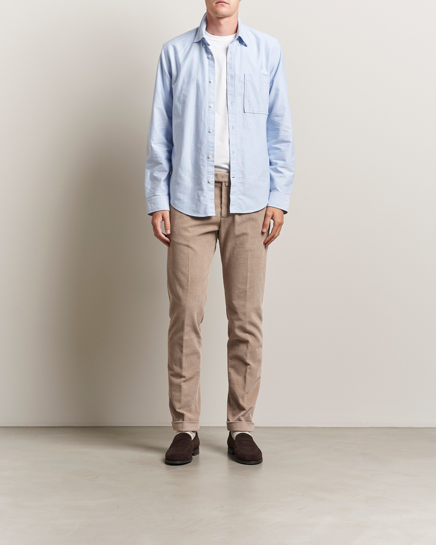 Mies | Housut | Briglia 1949 | Slim Fit Corduroy Trousers Beige