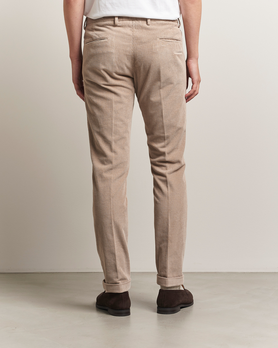 Mies | Housut | Briglia 1949 | Slim Fit Corduroy Trousers Beige