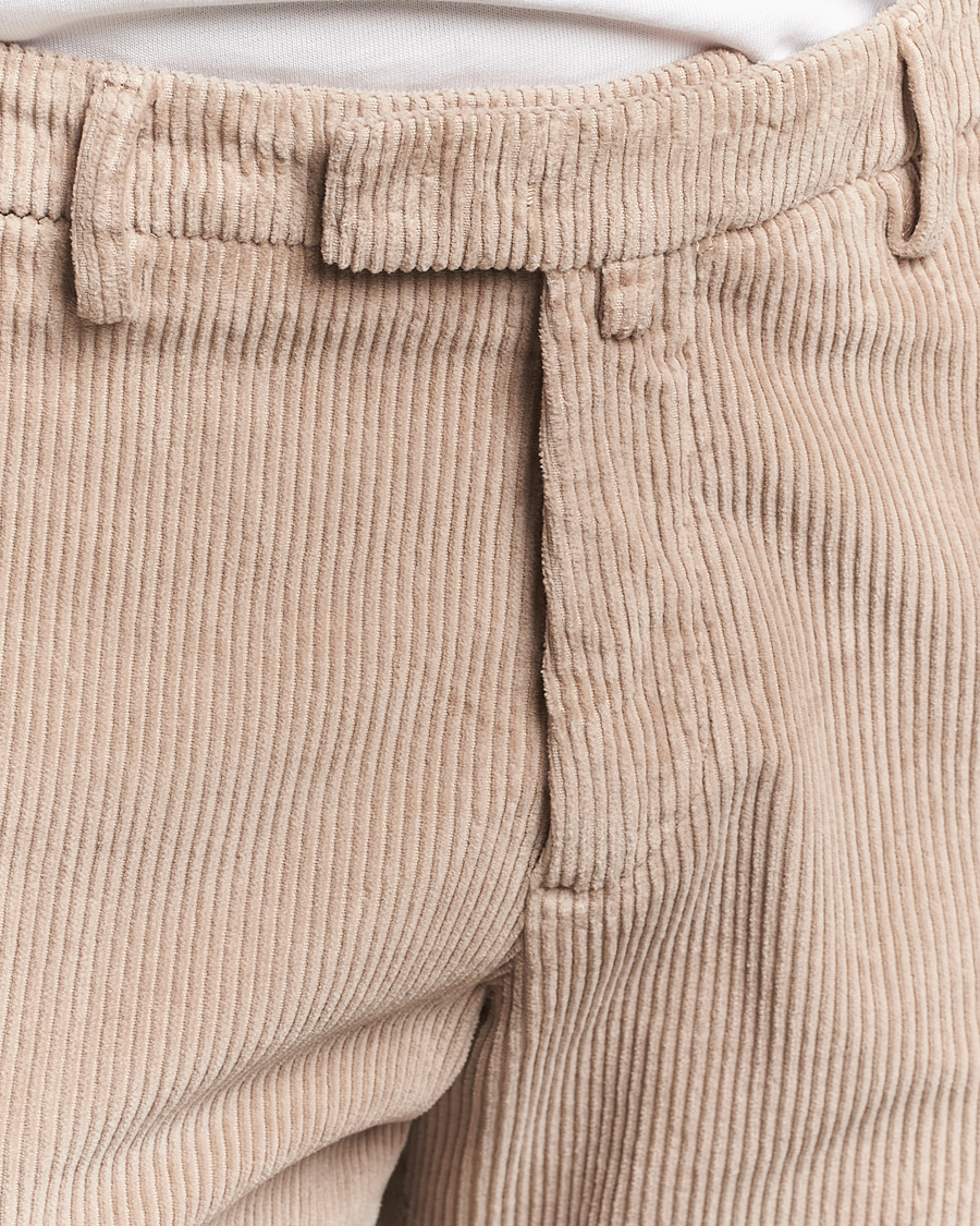Mies | Housut | Briglia 1949 | Slim Fit Corduroy Trousers Beige