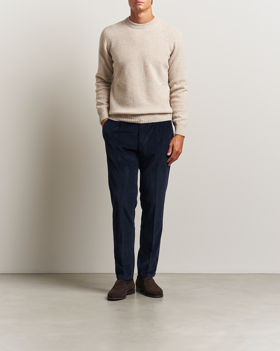 Mies | Housut | Briglia 1949 | Easy Fit Corduroy Trousers Navy