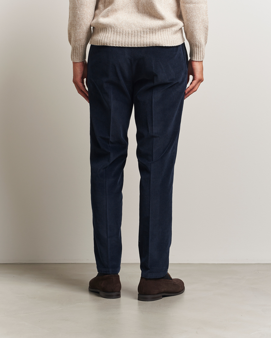 Mies | Housut | Briglia 1949 | Easy Fit Corduroy Trousers Navy
