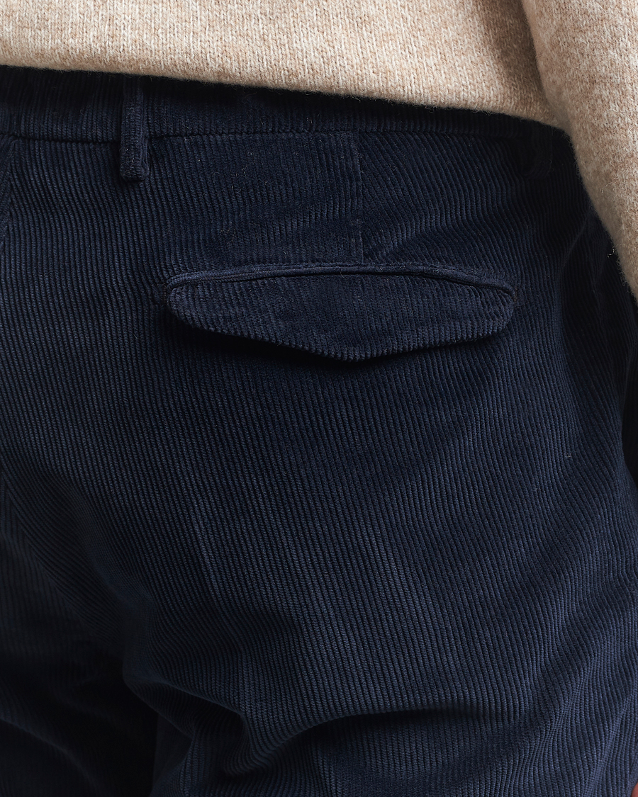 Mies | Housut | Briglia 1949 | Easy Fit Corduroy Trousers Navy