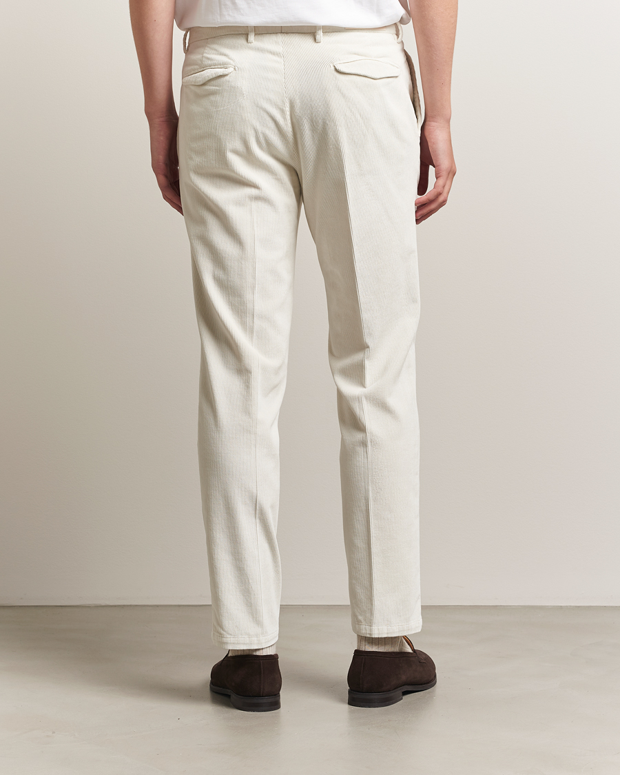 Mies | Housut | Briglia 1949 | Easy Fit Corduroy Trousers Off White