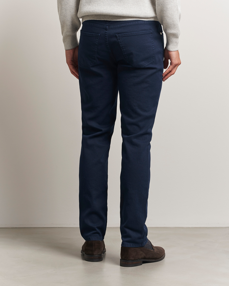 Mies | Housut | Brunello Cucinelli | Slim Fit Bull Denim Pants Navy