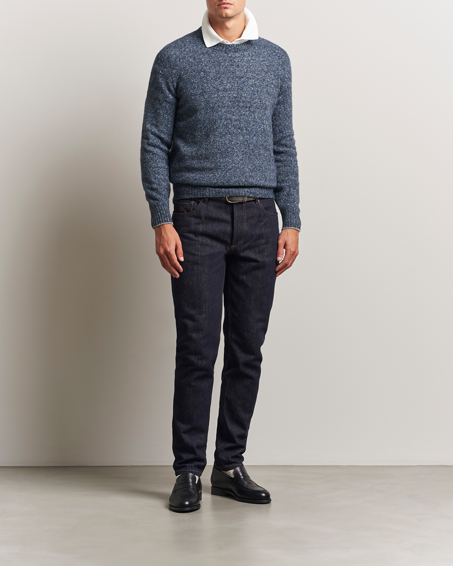 Mies | Farkut | Brunello Cucinelli | Traditional Fit Jeans Dark Indigo