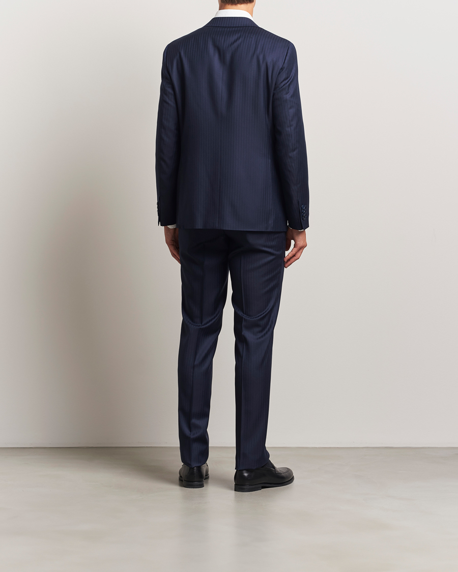 Mies | Puvut | Canali | Capri Wool Suit Navy