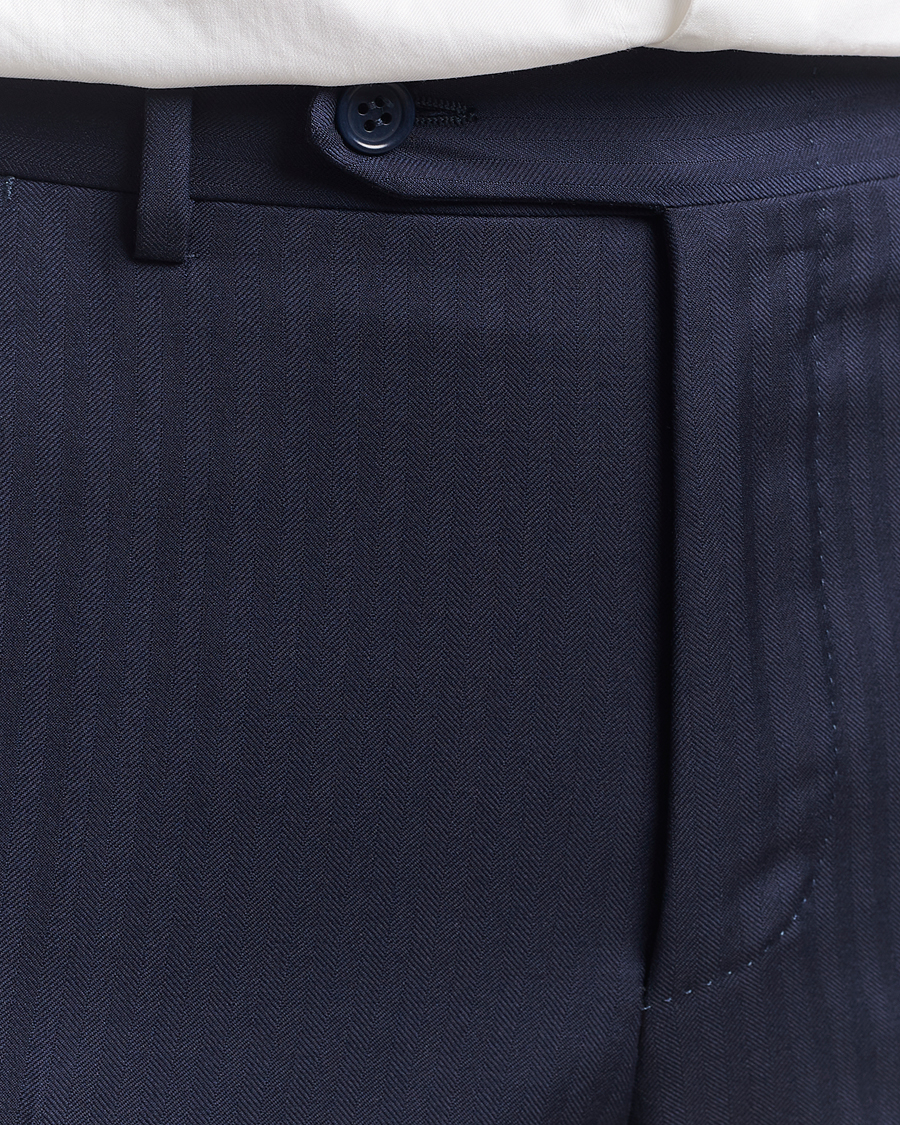Mies | Puvut | Canali | Capri Wool Suit Navy