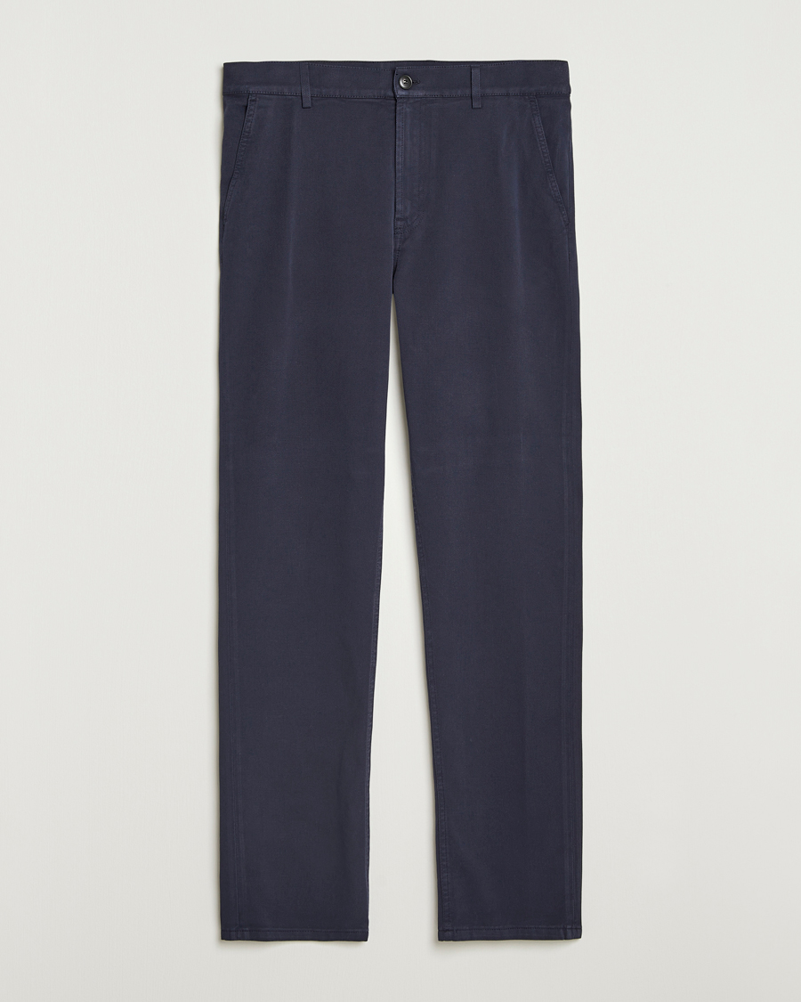 Mies | Housut | Canali | Cotton Twill Chinos Navy