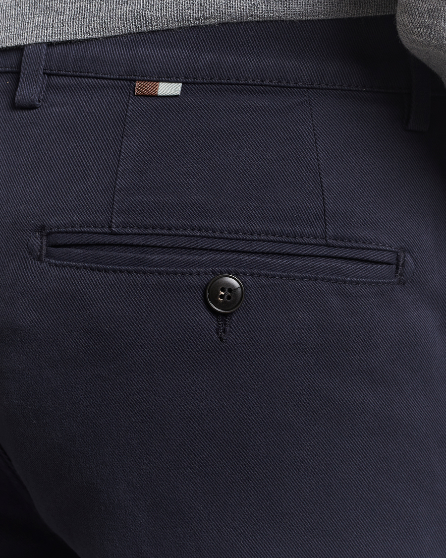 Mies | Housut | Canali | Cotton Twill Chinos Navy