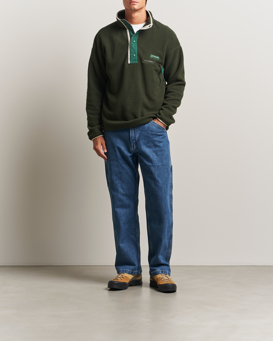 Mies | Puserot | Columbia | Helvetia Half Snap Fleece Greenscape