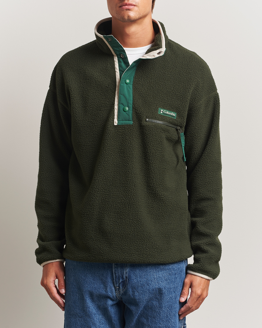 Mies | Puserot | Columbia | Helvetia Half Snap Fleece Greenscape