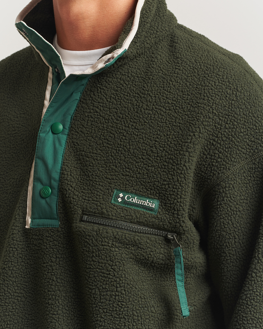 Mies | Puserot | Columbia | Helvetia Half Snap Fleece Greenscape