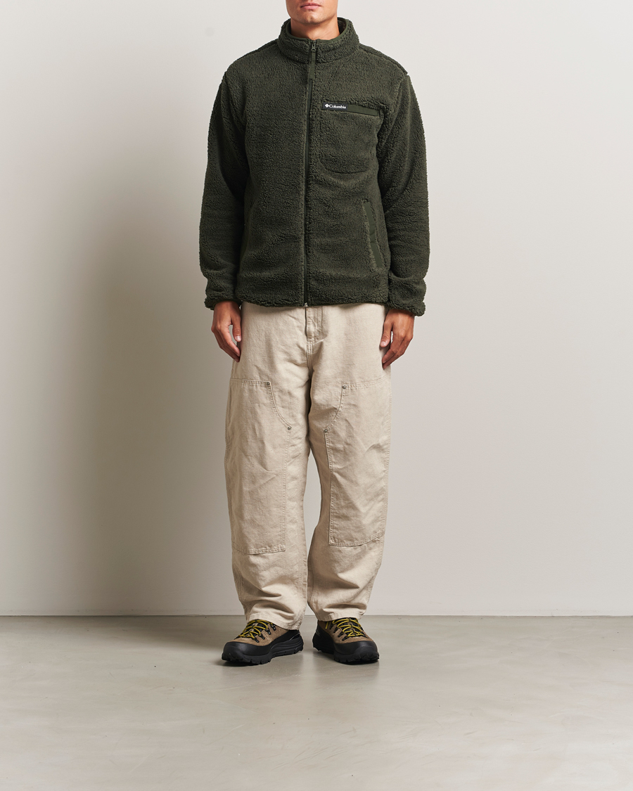 Mies | Puserot | Columbia | Rugged Ridge High Pile Full Zip Greenscape