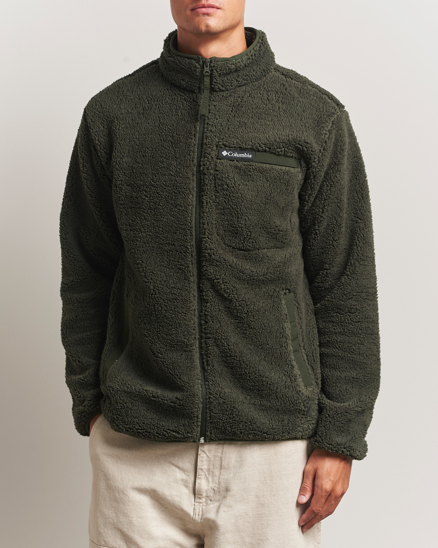 Mies | Puserot | Columbia | Rugged Ridge High Pile Full Zip Greenscape