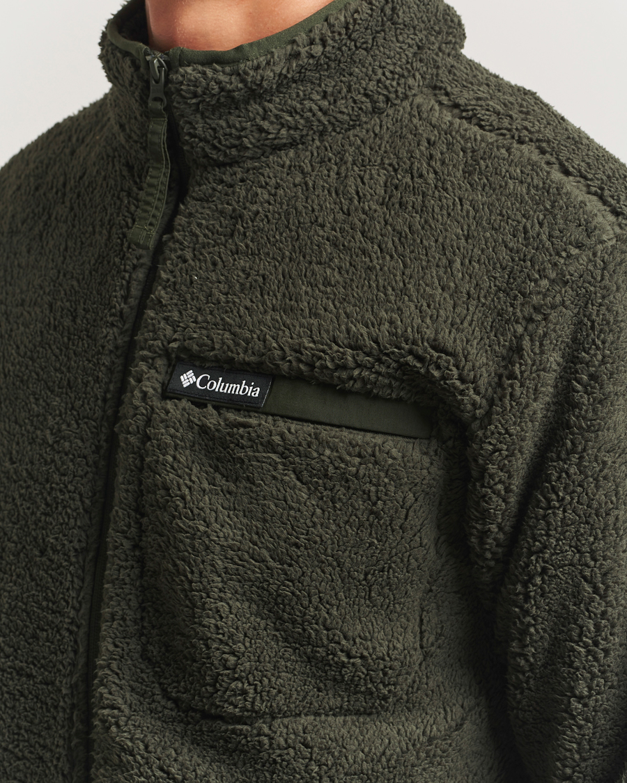 Mies | Puserot | Columbia | Rugged Ridge High Pile Full Zip Greenscape