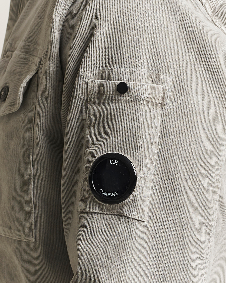 Mies | Kauluspaidat | C.P. Company | Corduroy Lens Overshirt Grey