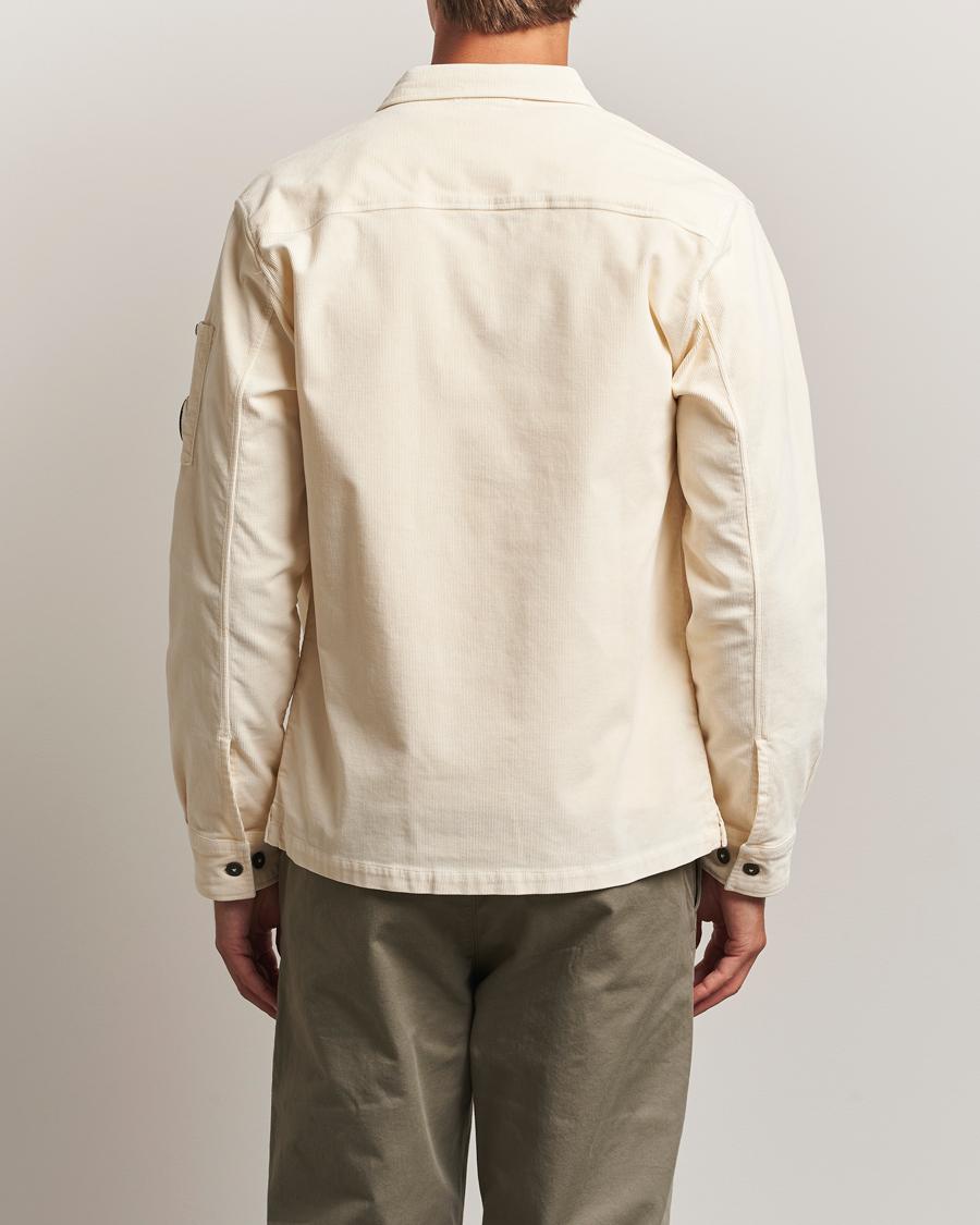 Mies | Kauluspaidat | C.P. Company | Corduroy Lens Overshirt White