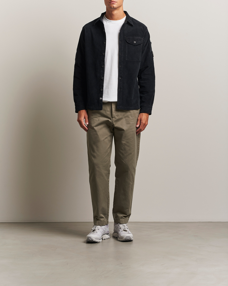 Mies | Kauluspaidat | C.P. Company | Corduroy Lens Overshirt Black