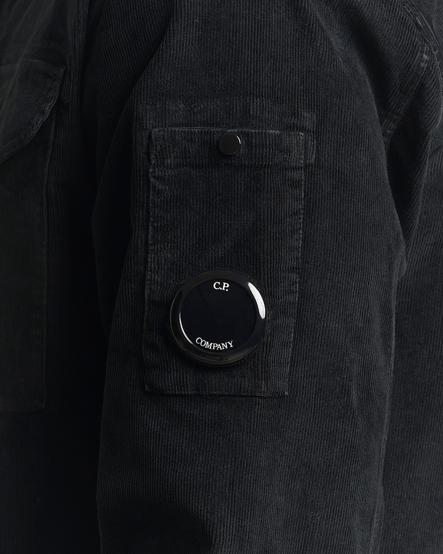 Mies | Kauluspaidat | C.P. Company | Corduroy Lens Overshirt Black