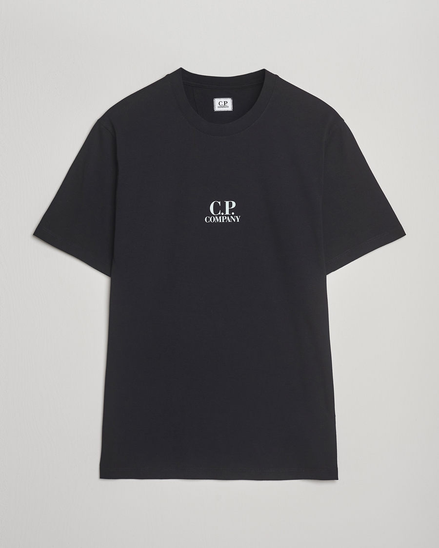 Mies | T-paidat | C.P. Company | Jersey Back Logo T-Shirt Black