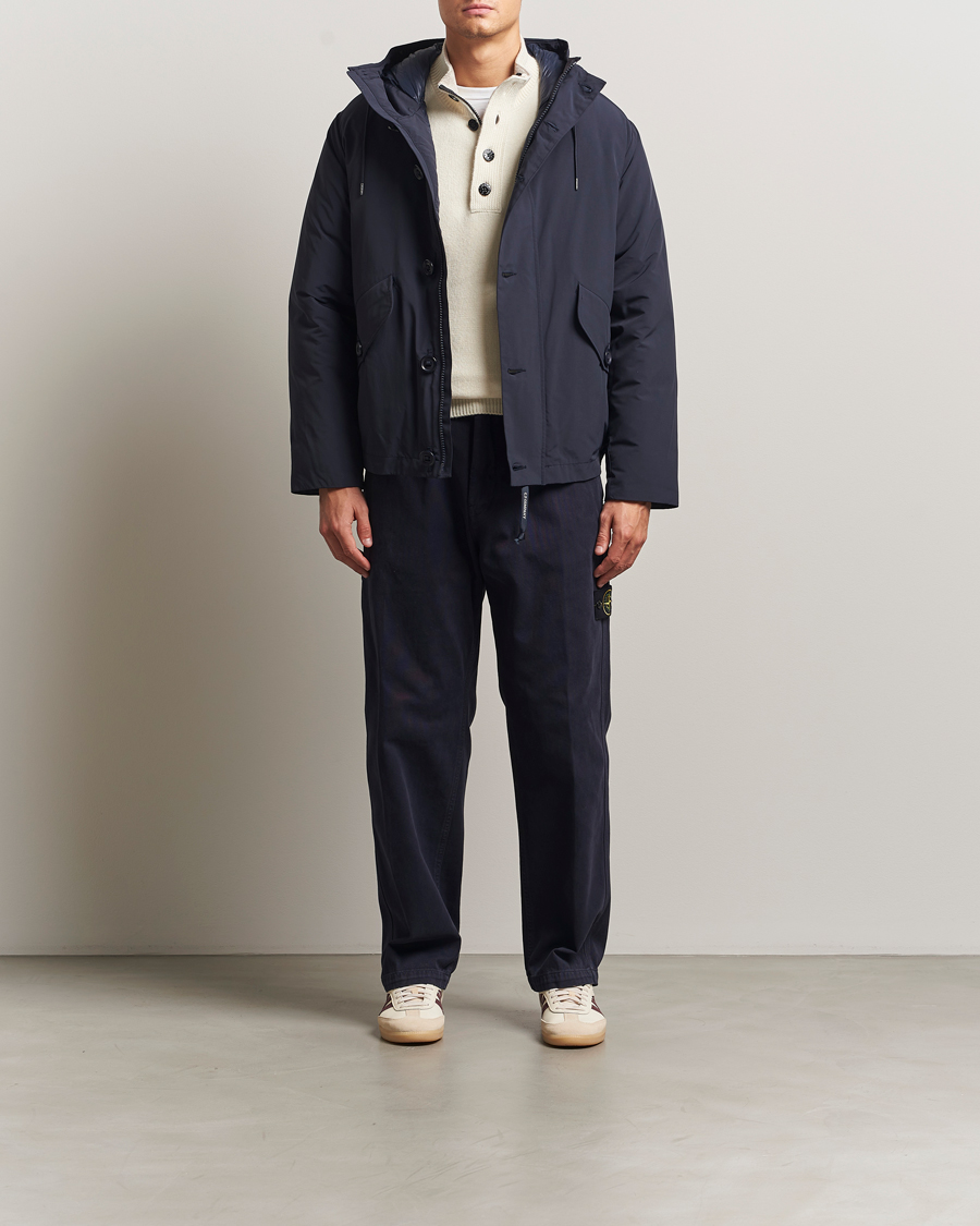 Mies | Takit | C.P. Company | Micro M Recycled Padded Hood Jacket Navy