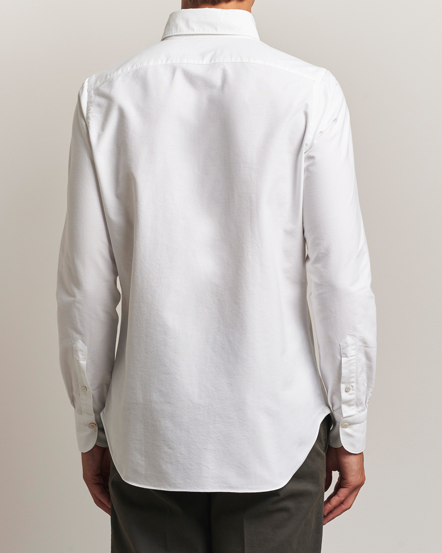 Mies | Kauluspaidat | Finamore Napoli | Gaeta Oxford Button Down Shirt White