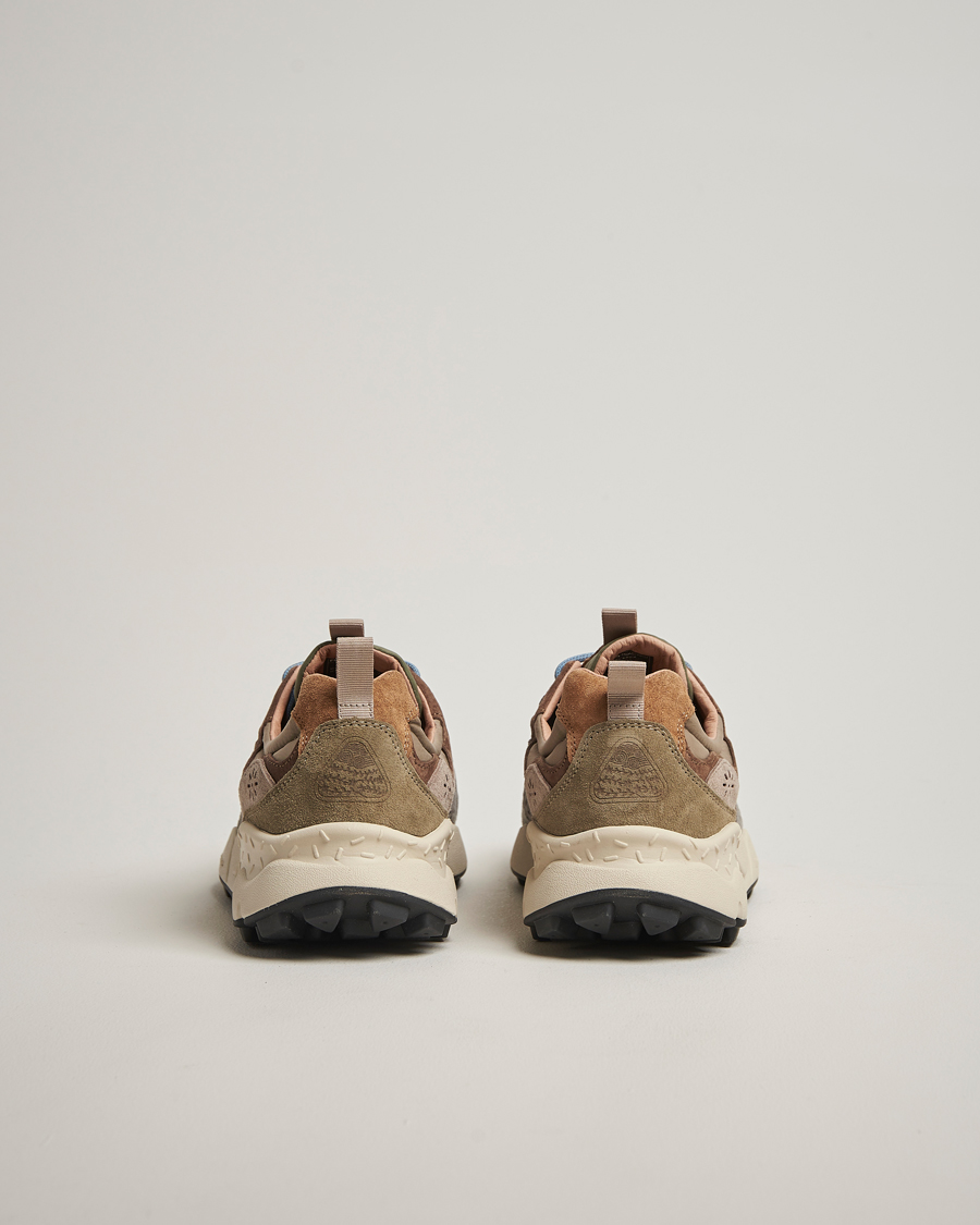 Mies | Tennarit | Flower Mountain | Yamano 3 Suede Sneaker Green/Grey