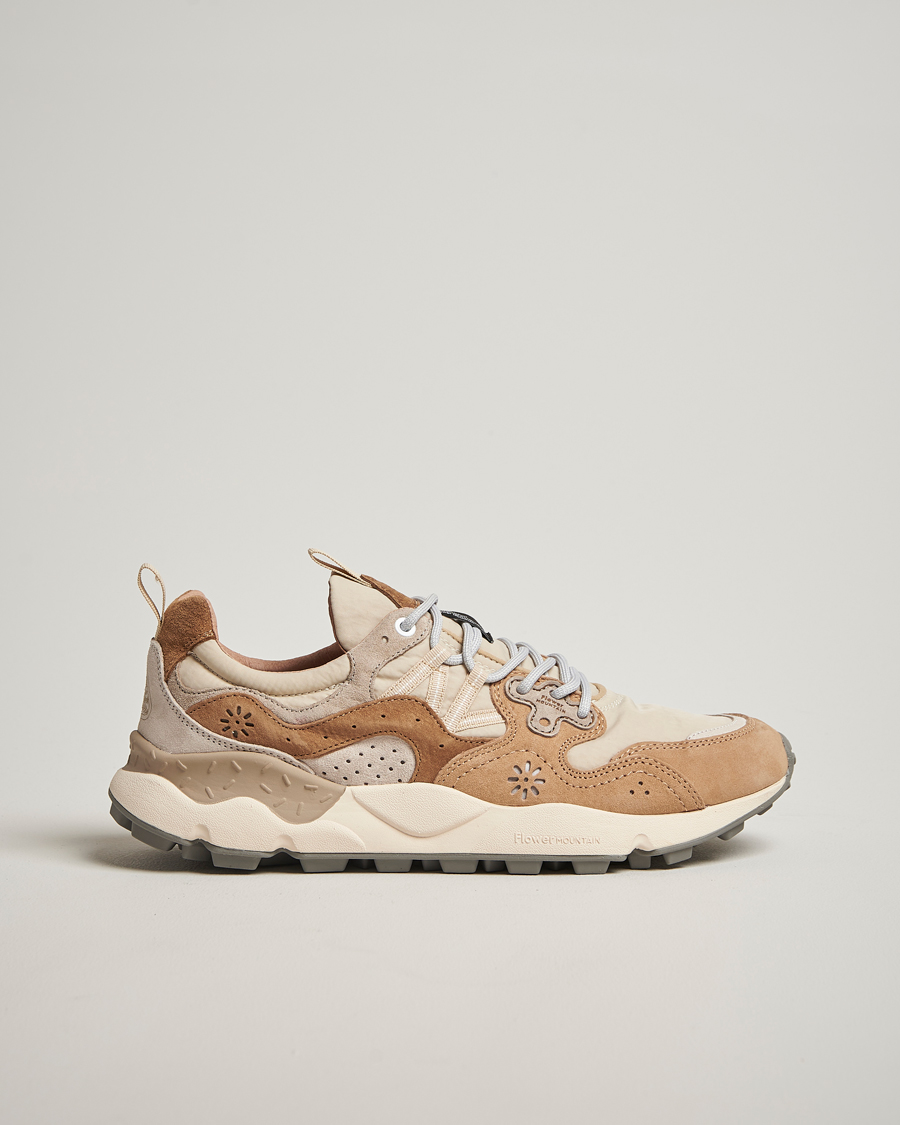 Mies | Tennarit | Flower Mountain | Yamano 3 Suede/Nylon Sneaker Brown/Beige