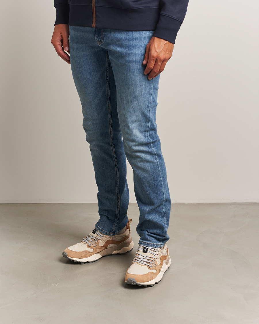 Mies | Tennarit | Flower Mountain | Yamano 3 Suede/Nylon Sneaker Brown/Beige