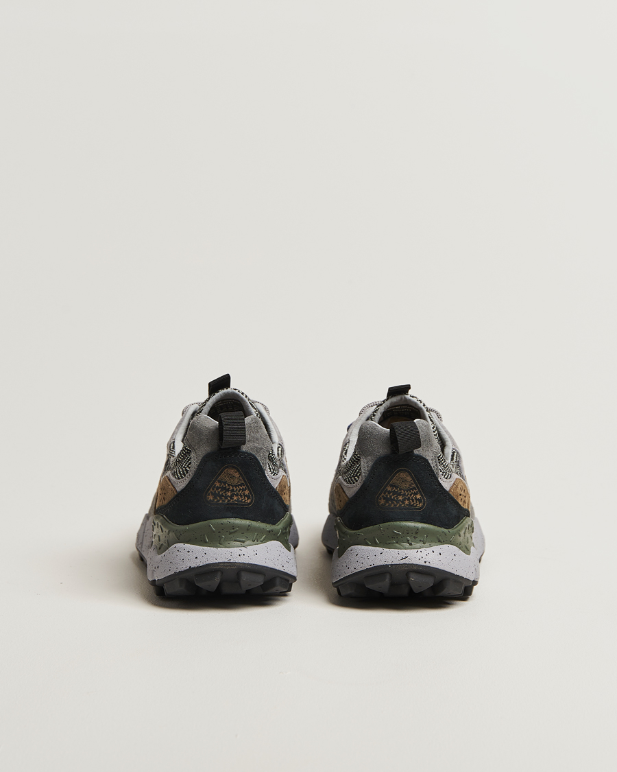 Mies | Tennarit | Flower Mountain | Yamano 3 Suede/Tweed Wool Sneaker Grey