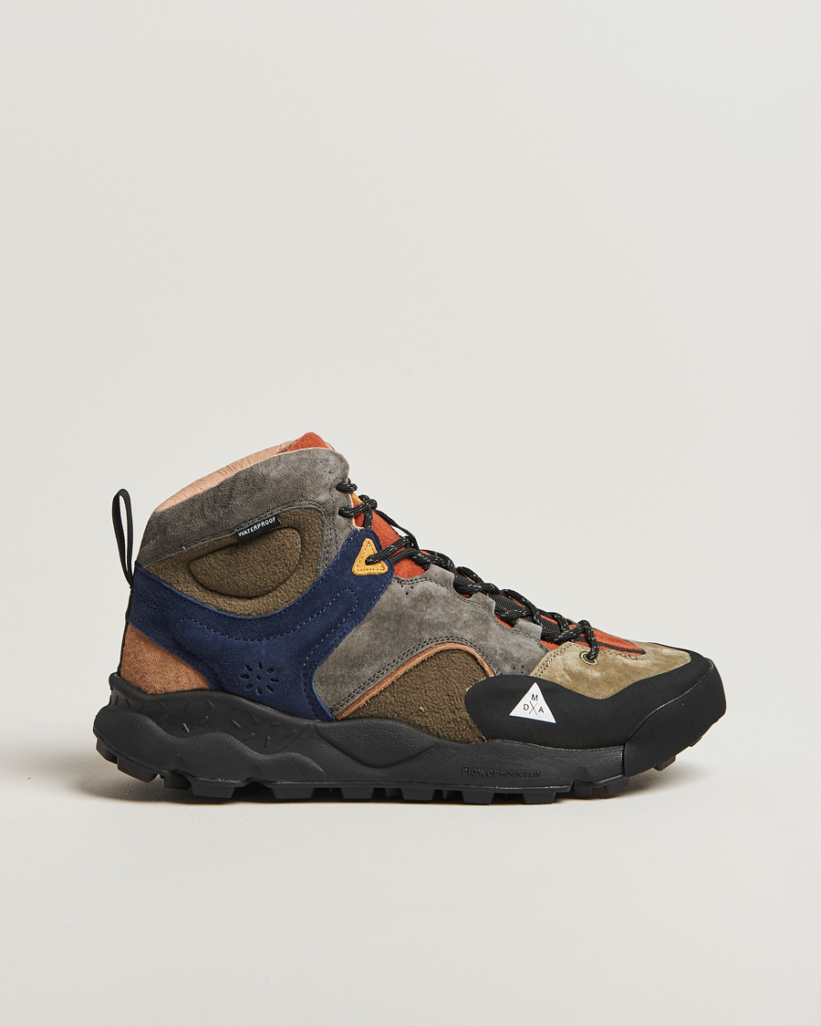 Mies | Flower Mountain Back Country Mid Suede/Leather Sneaker Multi | Flower Mountain | Back Country Mid Suede/Leather Sneaker Multi