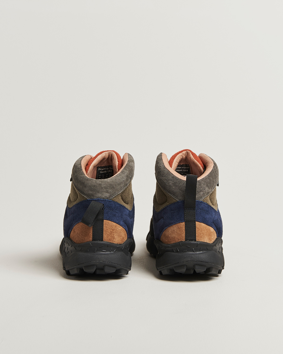 Mies | Flower Mountain Back Country Mid Suede/Leather Sneaker Multi | Flower Mountain | Back Country Mid Suede/Leather Sneaker Multi