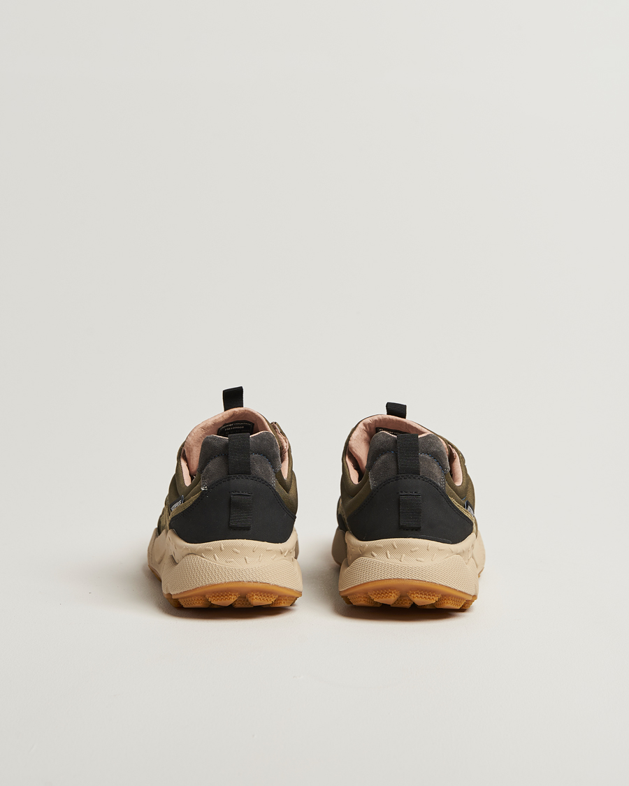 Mies | Tennarit | Flower Mountain | Iwano 2 Suede/Nylon Trail Sneaker Olive