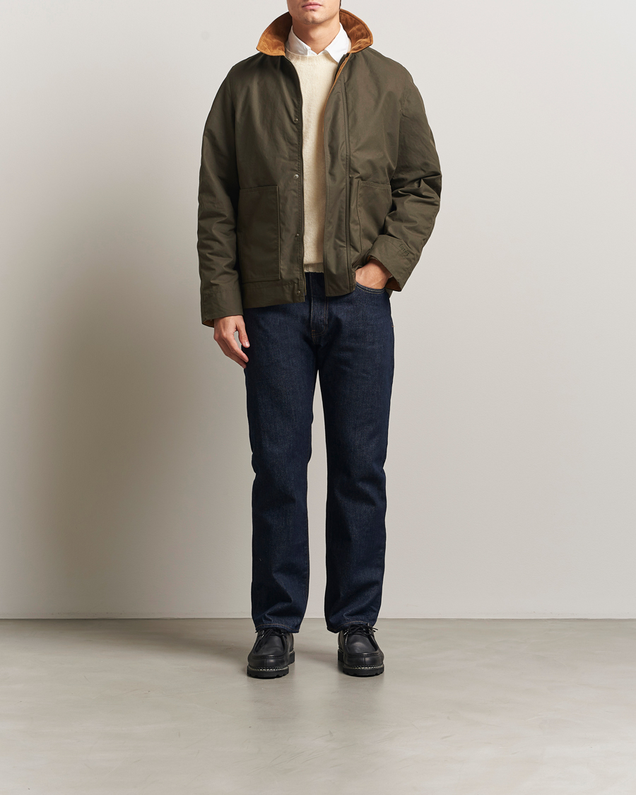 Mies | Takit | Forét | Aspen Oilskin Jacket Army