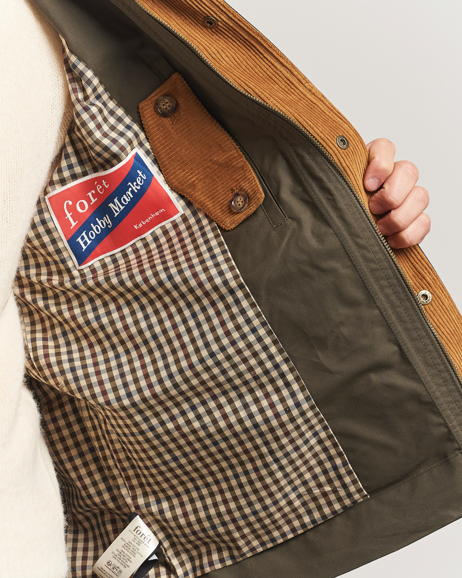 Mies | Takit | Forét | Aspen Oilskin Jacket Army