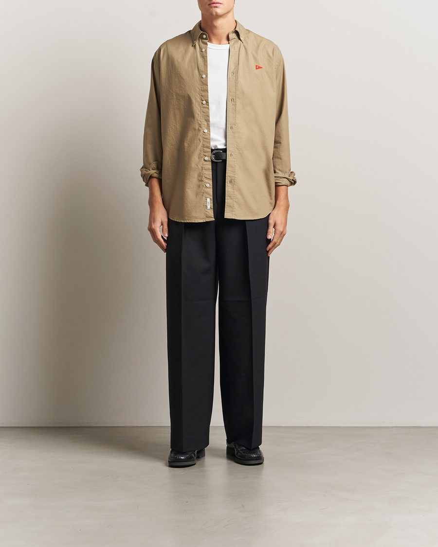 Mies | Kauluspaidat | Forét | Flag Regular Fit Oxford Shirt Khaki