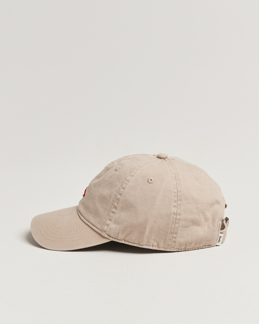 Mies | Forét Flag Washed Cap Khaki | Forét | Flag Washed Cap Khaki