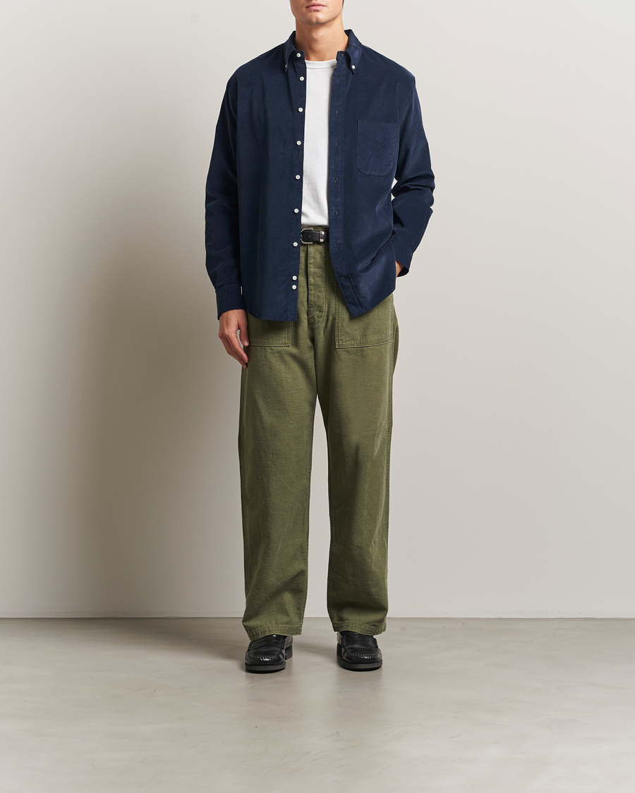 Mies | Kauluspaidat | Gitman Vintage | Corduroy Button Down Shirt Navy