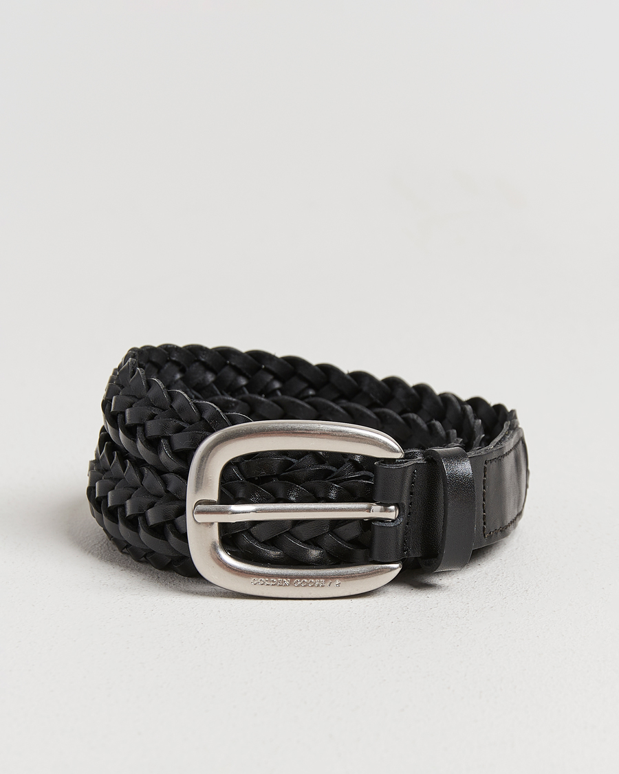 Mies | Vyöt | Golden Goose | Woven Belt Black Calf