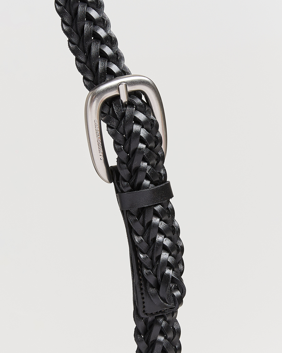 Mies | Vyöt | Golden Goose | Woven Belt Black Calf