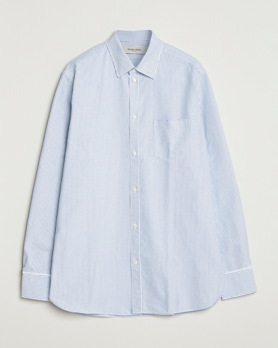 Mies | Kauluspaidat | Golden Goose | Regular Fit Oxford Shirt Light Blue