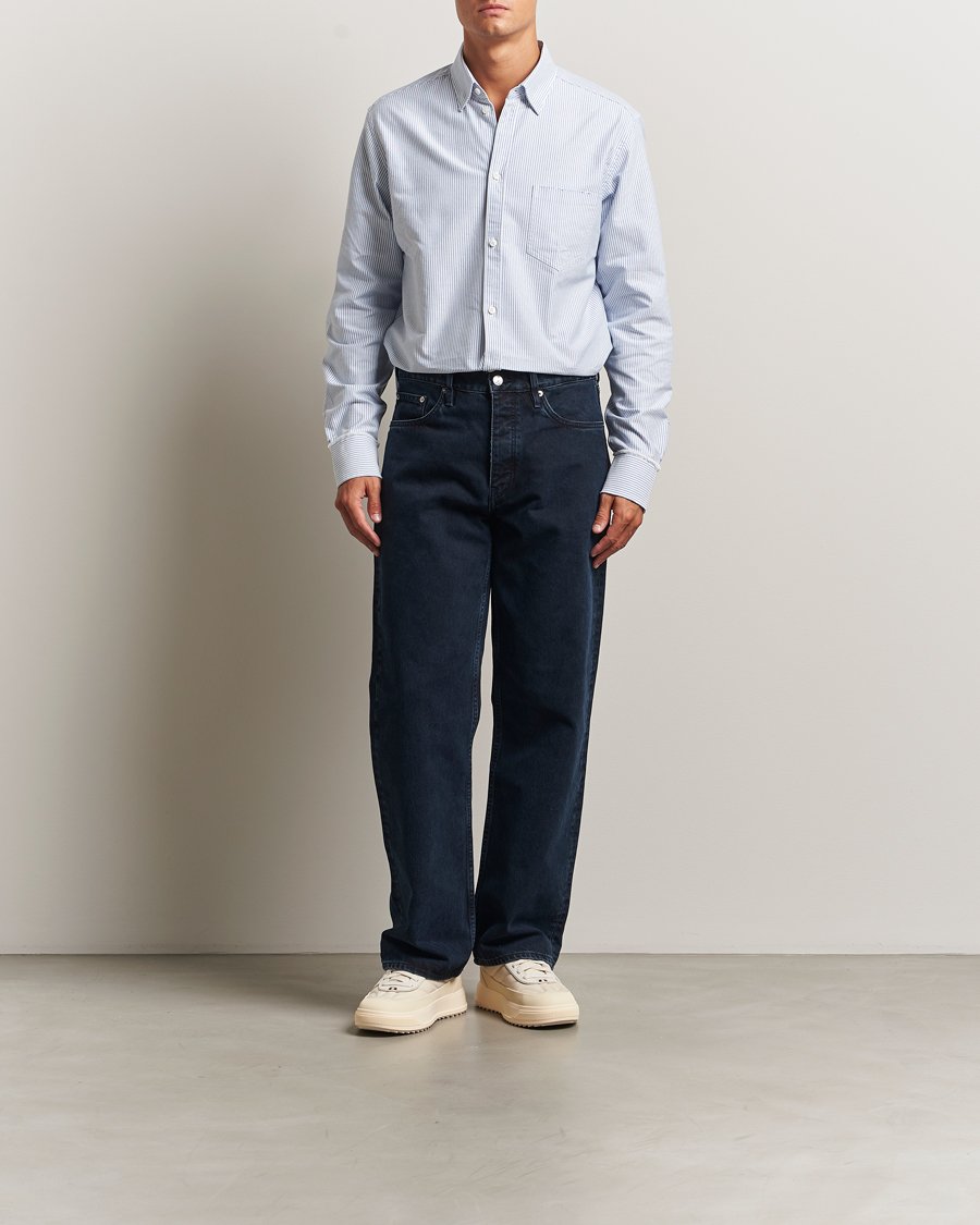 Mies | Kauluspaidat | Golden Goose | Regular Fit Oxford Shirt Light Blue