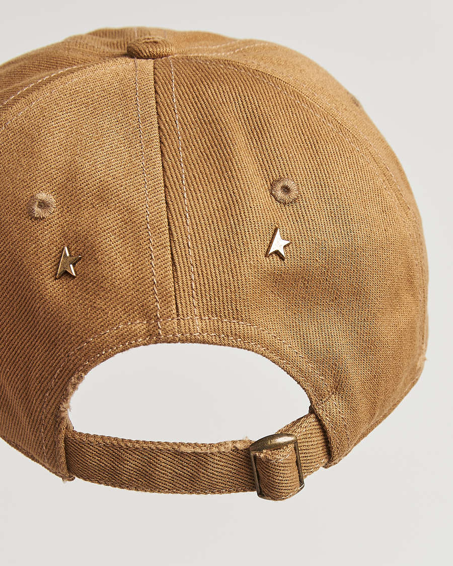 Mies | Golden Goose Embroidered Cotton Cap Beige | Golden Goose | Embroidered Cotton Cap Beige