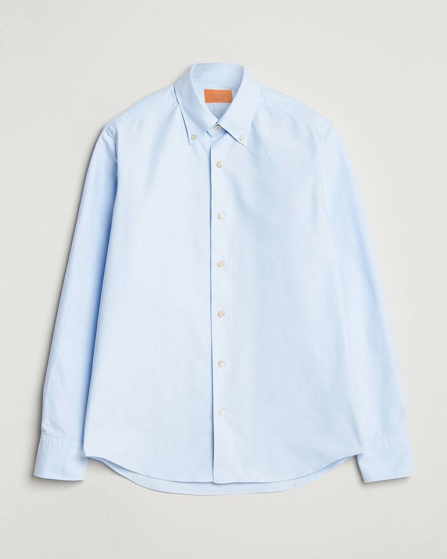 Mies | Kauluspaidat | Grigio | Oxford Button Down Shirt Light Blue