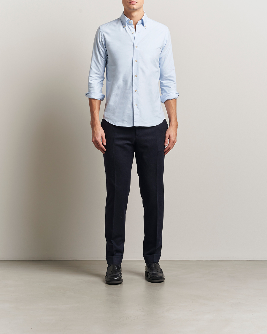Mies | Kauluspaidat | Grigio | Oxford Button Down Shirt Light Blue