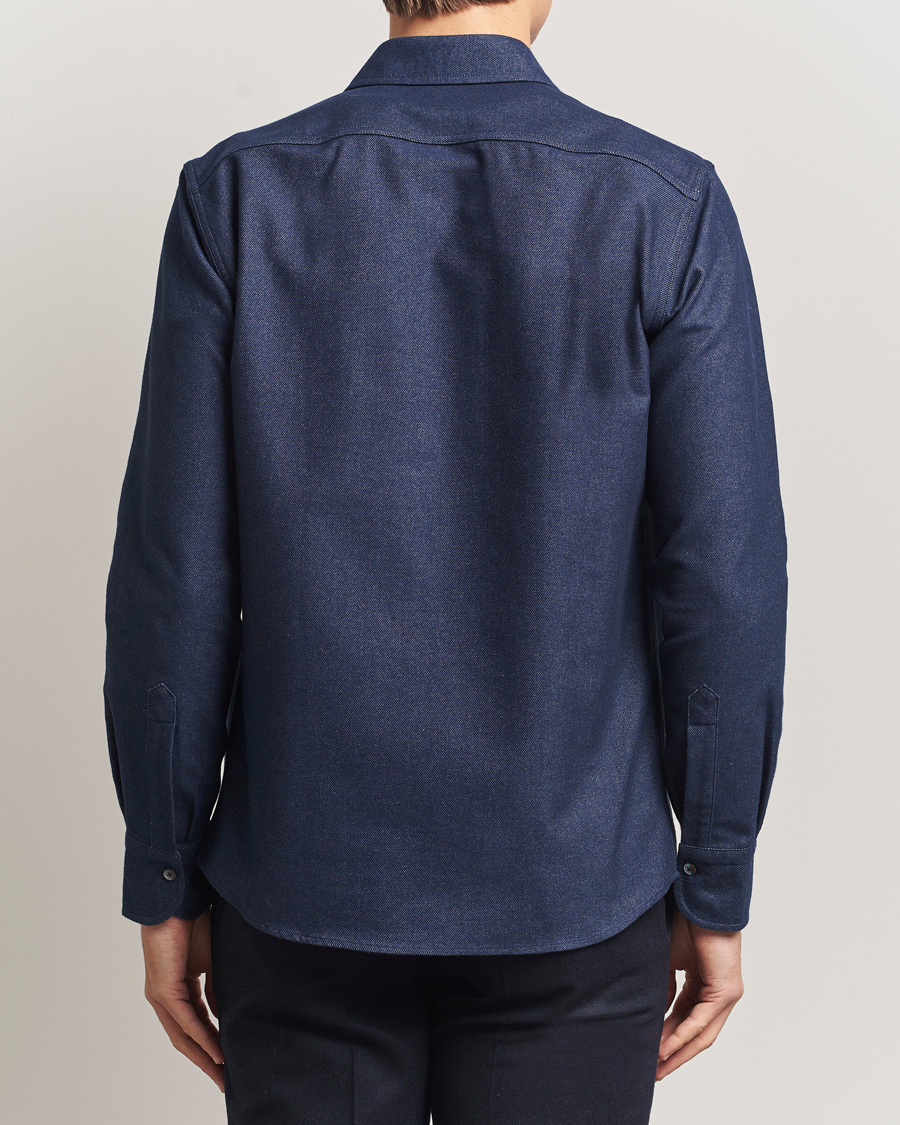 Mies | Kauluspaidat | Grigio | Heavy Twill Overshirt Navy
